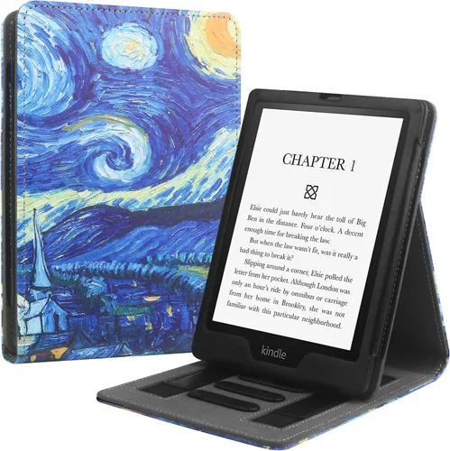 Vista 23 de Dteck Funda para Kindle Paperwhite (6 pulgadas) (10ª generación 2018/7ª generación 2015 2016/6ª generación 2013/5ª generación 2012) – Funda delgada