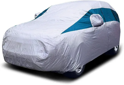 Vista 18 de Cubierta de auto Titan Brilliant Color Poly 210T para SUV compacto de 170-187". Impermeable, con protección UV, resistente a los arañazos, apertura
