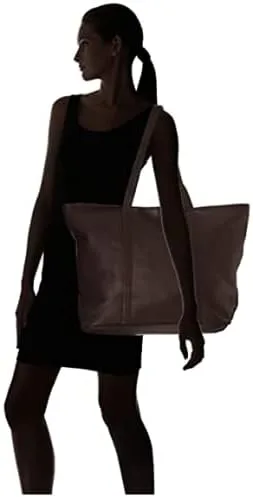 Vista 6 de Latico Bolso de mano de cuero suburbano de cuero para mujer (natural), Blanco, talla única