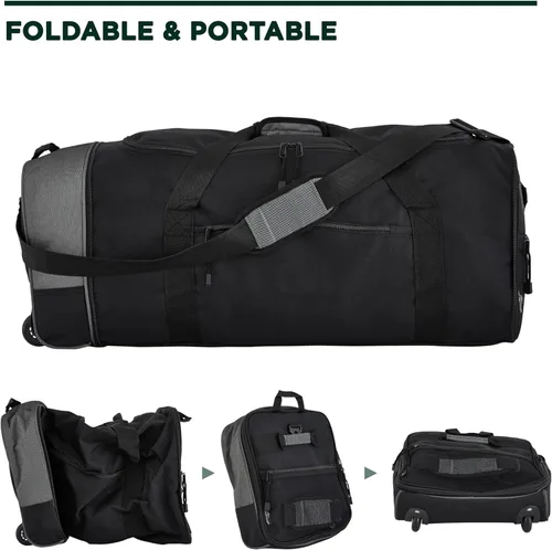 Vista 4 de Travelers Club Bolsa de viaje plegable expandible de 32 pulgadas