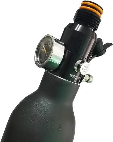 Vista 9 de Válvula reguladora HPA para Paintball Airsoft PCP Aire comprimido CO2 Nitrógeno Cilindro Tanque Botella 4500psi Entrada, Salida 800psi 1800psi