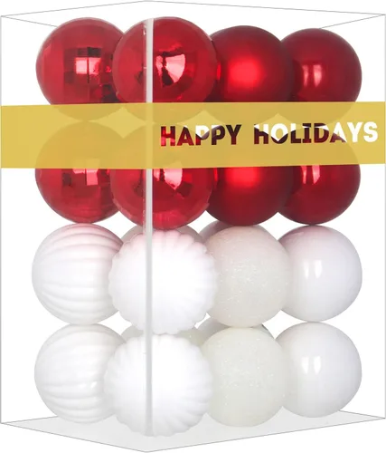 Vista 24 de GameXcel - esferas de Navidad para el árbol de Navidad - Decoraciones navideñas que no se rompen, unas perfectas esferas colgantes