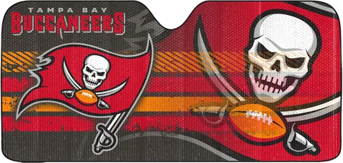 Vista 14 de Fanmats Parasol Solar Automático para Parabrisas de la NFL, Protector Solar Visera Solar Acordeón Tri-plegable para Almacenamiento 59" x 29.5