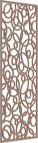 Vista 192 de 9 3/8 pulgadas de ancho x 24 3/8 pulgadas de alto x 1/4 pulgadas de alto, paneles de pared de madera con calado, roble rojo