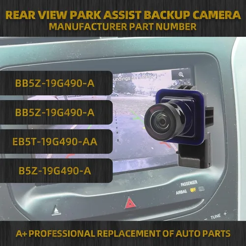 Vista 2 de Dasbecan Reemplazo de cámara de respaldo compatible con Ford Explorer 2011, 2012, 2013, 2014, 2015, reemplaza al número BB5Z-19G490-A EB5Z-19G490-A