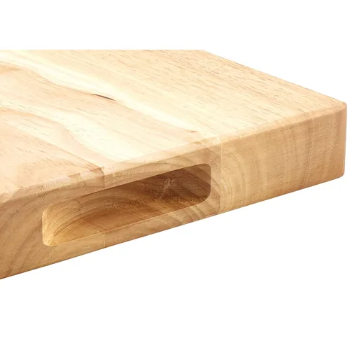 Vista 3 de Winco WCB-1520 - Tabla de cortar de madera, 15 x 20 x 1.75 pulgadas, color marrón, 15 X 20