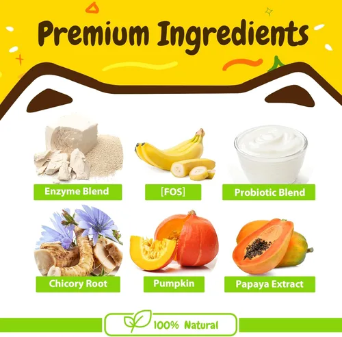 Vista 4 de PENPEN Probióticos para Perros, Probióticos para Perros para la Salud Digestiva, Mezcla Multi-Probiótica y de Enzimas que Promueve la Salud