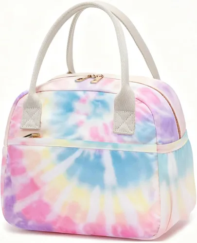 Vista 17 de CAMTOP Lonchera para mujer, bolsa de almuerzo aislada, lonchera con hielera térmica, a prueba de fugas, con diseño acolchado, bolsa de almuerzo