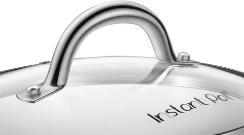 Vista 7 de Instant Pot - Tapa de vidrio templado, 9 pulgadas (9.1 in), 6 cuartos de galón, transparente y cubierta Instant Pot de silicona IP SS, 6 cuartos