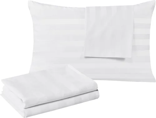 Vista 10 de Juego de 2 fundas de almohada 100% de algodón egipcio de 400 hilos de tejido satinado, fundas de almohada refrescantes de fácil cuidado con Gris a