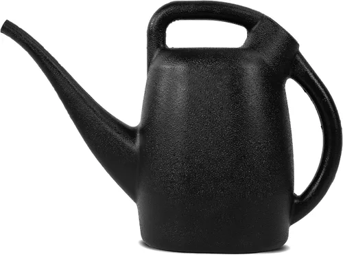 Chapin 48000 Regadera para jardín, plantas de interior y exterior, plástico reciclado, fabricada en Estados Unidos, color negro, 0.5 galones (2.3