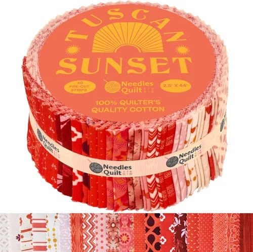 Vista 16 de Jelly Roll - 40 tiras de 2.5 x 44 pulgadas Paquetes de tiras de algodón – Tela acolchada perfecta para coser, proyectos de edredón precortados