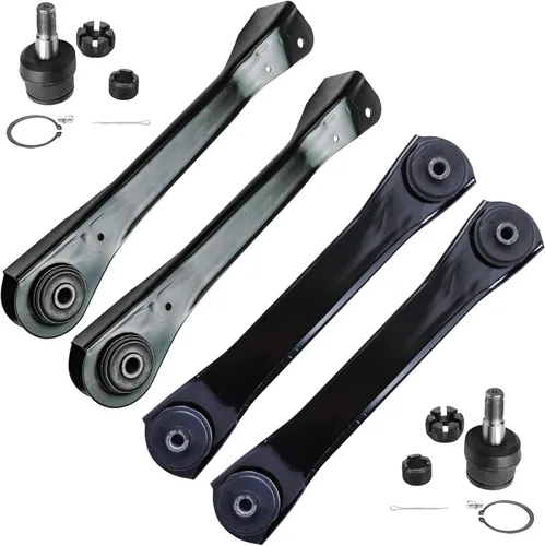 Vista 156 de Detroit Axle - Kit de extremo delantero para Chrysler 300 Dodge Charge 2011-2018 Challenger, 2 brazos de control traseros inferiores, 2 barras