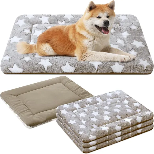 Vista 19 de VitalCozy 4 almohadillas suaves y cálidas para jaula de perro, 20 x 30 x Verde