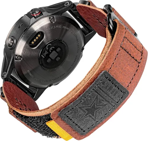 Vista 17 de Compatible con la Correa de Reloj Garmin, Correa Deportiva de Nylon Super Resistente con Diseño de Bucle Tejido, Banda de Reemplazo Dura