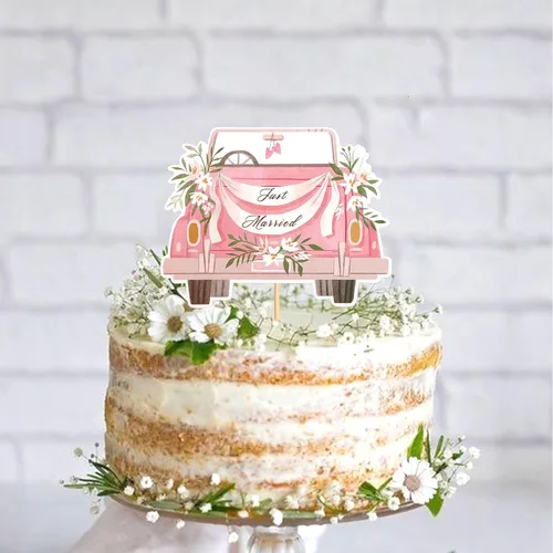 Vista 7 de Ercadio 1 Pack Bride to Be Cupcake Toppers Wedding Engagement Cupcake Picks Bride to Be Cake Toppers for Wedding Bachelorette Bridal Shower Party