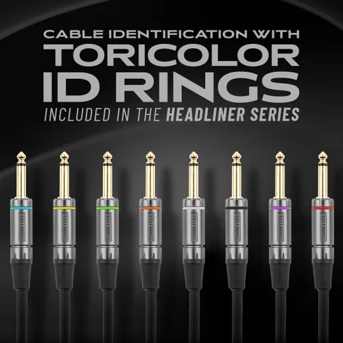 Vista 6 de By Gator Cases Headliner Series Premium 3 pies recto a ángulo recto cable para instrumentos de guitarra (GCWH-INS-03RA)