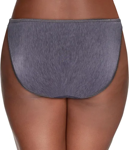 Vista 3 de Vanity Fair Bragas de bikini con tiras iluminadas para mujer, elástico sedoso y ribete satinado