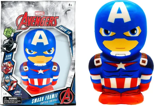 Vista 9 de JA-RU Marvel Avengers - Pelota grande de espuma antiestrés de 5.5 pulgadas (1 superhéroe squishies) Iron Man, Capitán América, Hulk, juguete