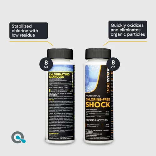 Vista 3 de Kit de Inicio de Químicos para Jacuzzi - Kit de Inicio de Cloro para Spa Jacuzzi - Kit de Inicio Conveniente para Jacuzzi y Kit de Control de pH