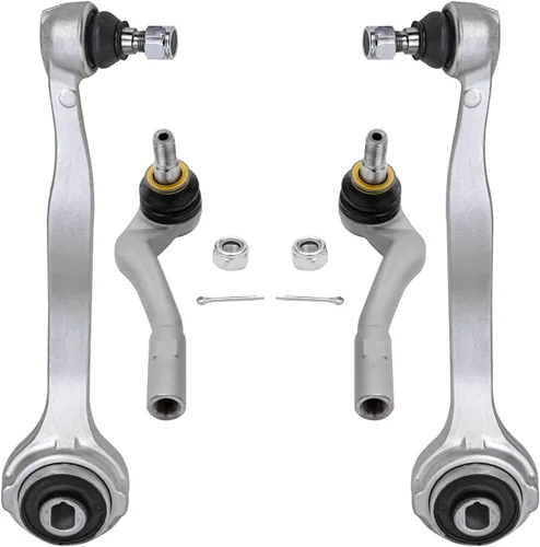 Vista 129 de Detroit Axle - Kit de suspensión frontal de 4 piezas para Chevrolet Aveo5 Aveo Pontiac G3 Wave Wave5 Suzuki Swift+, 2 brazos de control inferiores