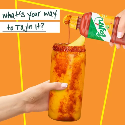 Vista 6 de Salsa picante de chamoy frutal Tajin 15.38 oz (paquete de 12)