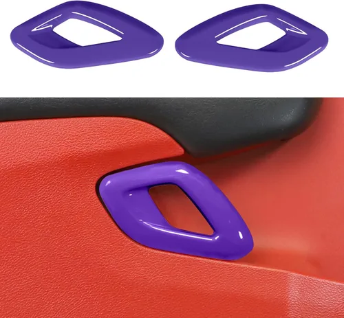 Vista 11 de Voodonala Para Dodge Challenger 2015-2023 - Cubierta interior de la manija de la puerta del auto, accesorios para Dodge Challenger 2015-2023