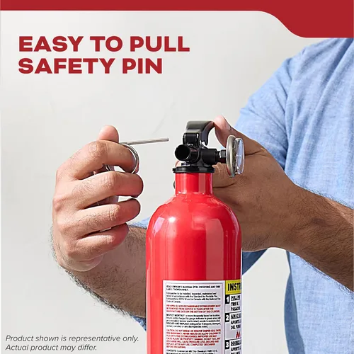 Vista 9 de Kidde - Extintor básico para el hogar, oficina, residencial, de un solo uso, 5BC