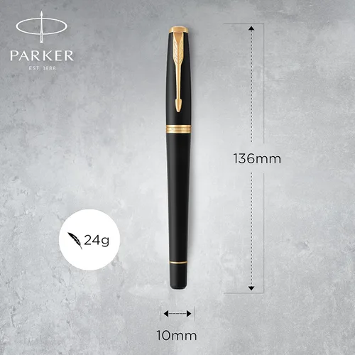 Vista 3 de Parker Urban pluma estilográfica, punta fina, tinta azul recargable