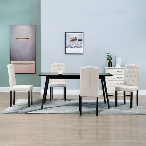 Vista 12 de Sillas de comedor, silla de comedor moderna, silla de comedor con respaldo adecuada para cenas diarias o eventos especiales como reuniones, bodas