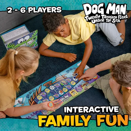 Vista 7 de University Games, Juego Dog Man Veinte Mil Pulgas Bajo El Mar, Basado en el Libro de Dav Pilkey