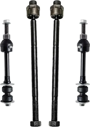 Vista 731 de Detroit Axle - Kit de suspensión delantera de 10 piezas para Hyundai Accent 2006-2011, 2 brazos de control inferiores, 4 barras de acoplamiento