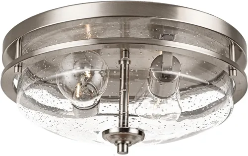 Vista 7 de Edwarmlux Luces de techo de montaje empotrado, 2 luces de granja cerca del techo, lámpara de techo industrial para cocina, pasillo, dormitorio, sala