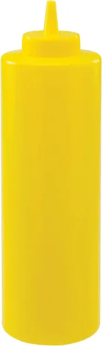 Vista 17 de Winco Juego de botellas exprimibles de 6 piezas, 8 onzas, color rojo, mediano