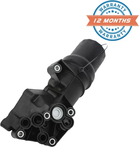 Vista 7 de Conjunto de carcasa base de filtro de aceite de motor compatible con vehículos Audi Volkswagen TT Jetta Passat Beetle Golf Rabbit reemplaza