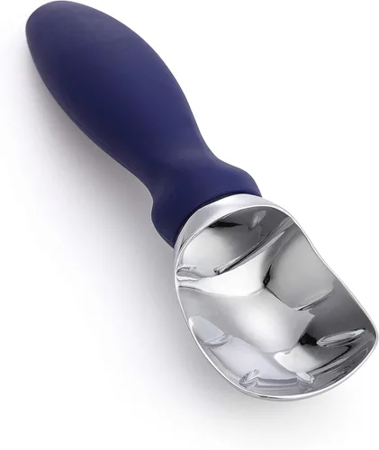 Vista 8 de Spring Chef - Cuchara para helado con mango suave, profesional, fuerte y resistente, utensilio de cocina de primera calidad para masa de galletas