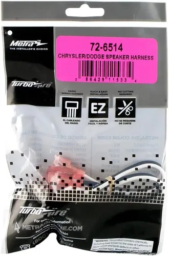 Vista 3 de Metra 72-6514 Arnés de altavoz para vehículos seleccionados Chrysler/Dodge