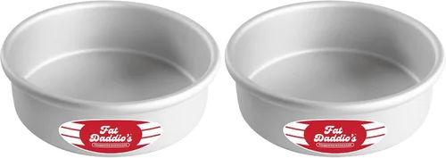 Vista 32 de Fat Daddio's Juego de moldes para pasteles redondos uniformes de aluminio anodizado de 4 niveles, profundidad de 3 pulgadas