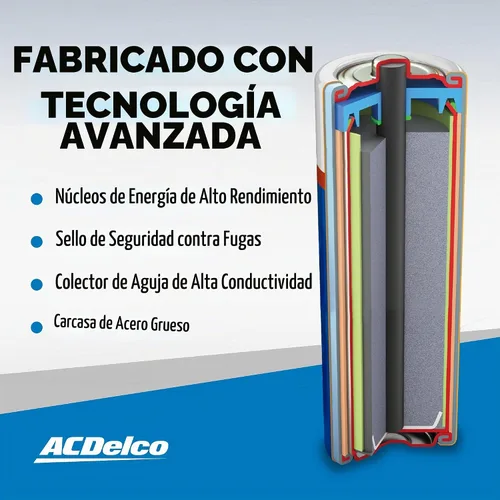 Vista 7 de Powermax ACDelco 84 pilas alcalinas, 40 AA, 36 triples AAA, 8 unidades de 9 voltios, paquete combinado de baterías para el hogar y la oficina