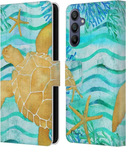 Vista 12 de Head Case Designs Officially Licensed Paul Brent Agate Mermaid Coastal Leather Wallet Case Compatible with Samsung Galaxy A15