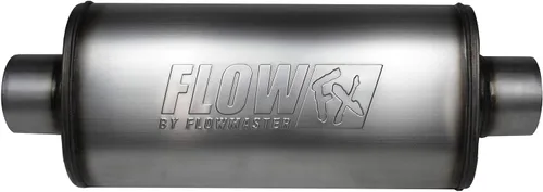 Flowmaster 74151 FlowFX Muffler 3.5" Center Inlet/Outlet - Moderate Sound 409 Stainless Steel