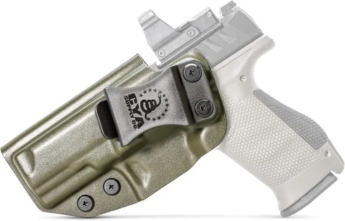 Vista 78 de CYA Supply Co. Funda para llevar armas dentro del cinturón, lista para ópticos (verde OD) IWB, para llevar armas ocultas, dentro de la cintura