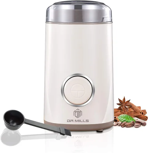 Vista 9 de DR MILLS DM-7441 Molinillo de Café Eléctrico, Molinillo de Frijoles de Café y Especias Secas, Operación con un Toque, Cuchilla y Tazón Hechos