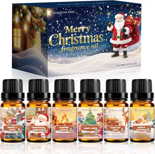 Vista 13 de RAINBOW ABBY Juego de aceites aromáticos para caballeros, cuero, ron de laurel, madera de teca, cedro, tabaco dulce, sándalo para aromaterapia