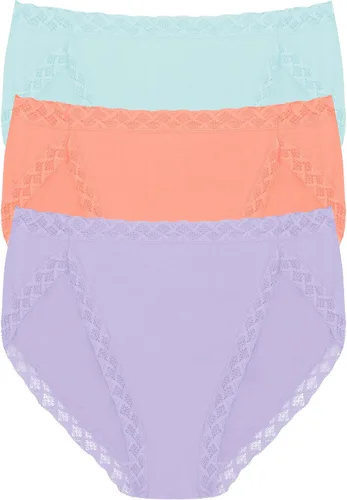 Vista 22 de Natori Paquete de 3 calzoncillos de corte francés Pima Bliss para mujer Cafe