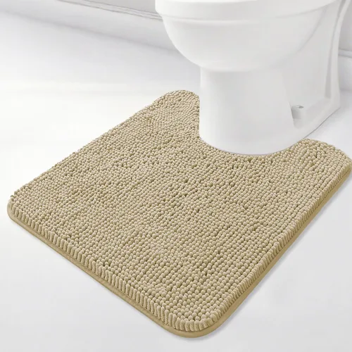 Vista 46 de BOANKODU Alfombras de Baño 47x17, Alfombras de Baño Extra Suaves y Absorbentes de Chenilla, Respaldo de PVC de Secado Rápido, Alfombras de Baño