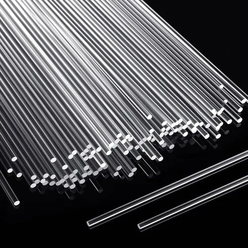 Vista 8 de Vicenpal - 120 piezas de varillas de acrílico transparente de 4 pulgadas; varillas de acrílico de 1/8 de pulgada de diámetro, varillas redondas