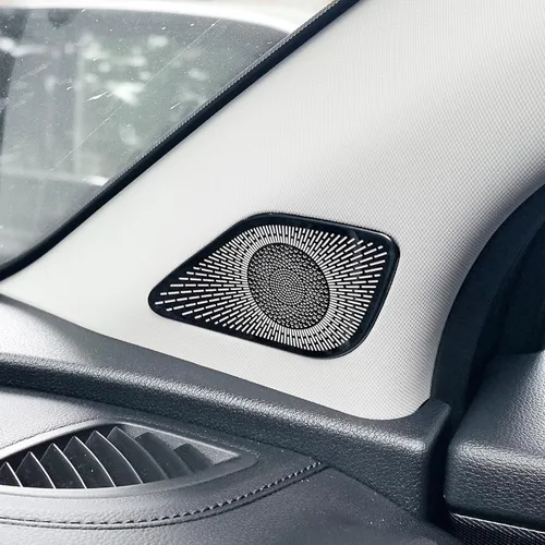 Vista 7 de YOUTOOCAR Cubiertas de aleación para altavoces de puerta de automóvil, cubiertas de altavoz de audio para tweeter, compatible con accesorios Kia
