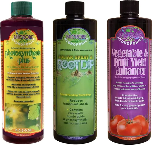 Vista 10 de Microbe Life Hydroponics Premium Photosynthesis Plus para cultivar frutas, verduras y hierbas, el mejor crecimiento profesional de cogollos grandes
