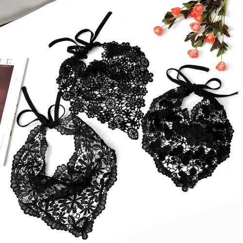 Vista 8 de WELROG 3 pañuelos para el pelo, pañuelos de gasa para la cabeza, diadema de punto vintage para mujer, diadema para niñas